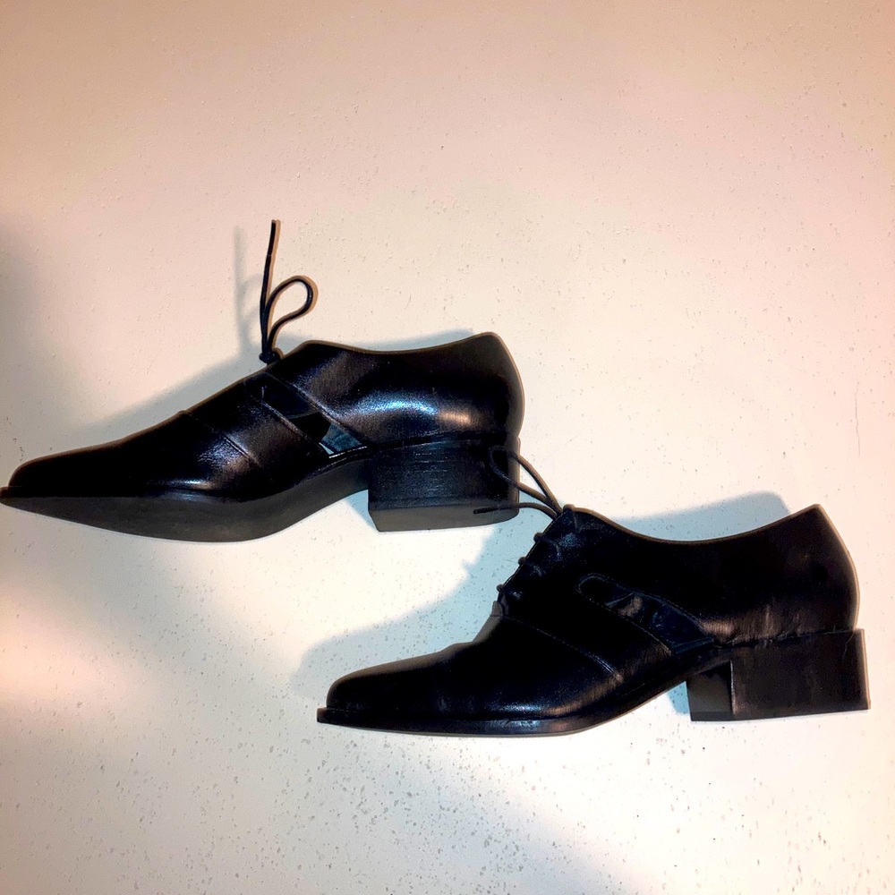 Lace up loafers